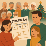 Hoe ga je met een samengesteld gezin goed de kerstdagen in? Denk eens aan het opstellen van een stiefplan van Baijer Mediation